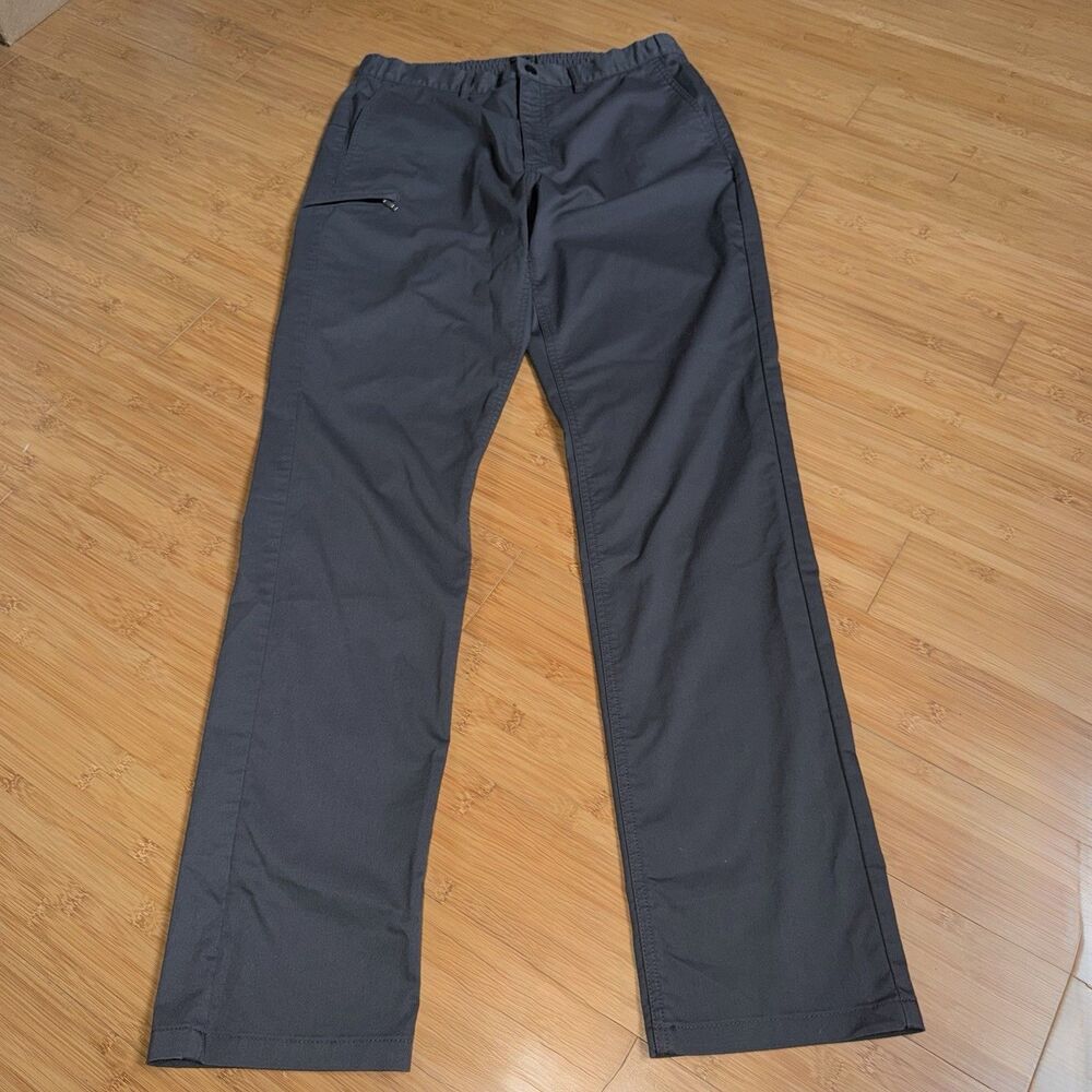 J Crew 770 Straight Fit Performance Tech Pants Mens 33x34 Charcoal Gray